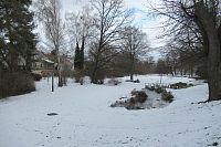 Parková úprava severně od zámku