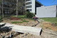 Praha/Stodůlky - parčík s vodními prvky