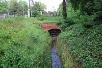 Potok Brusnice tady opouští Jelení příkop