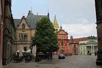 Náměstí U Svatého Jiří- Nové probošství a bazilika s. Jiří