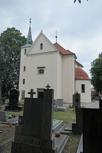 Březnice - hřbitovní kostel sv. Rocha