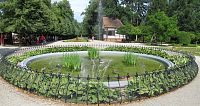 Park Michalov - fontána v jeho středu
