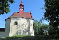 Strážisko - kostel sv. Andělů strážných u křížové cesty