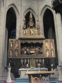 Chrám  sv. Barbory - hlavní oltář