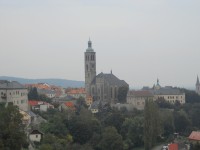 Kutná Hora - kostel Sv. Jakuba ze střechy Kaple Božího těla