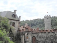 Vstup do hradu - zadní vchod