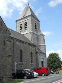 Kostel na trase do Liege