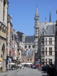 Pohled od ulice Naamsestraat