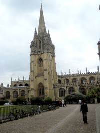 Oxford -Univerzitní kostel St Marie panna