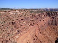 Z vyhlídky Orange Cliffs 