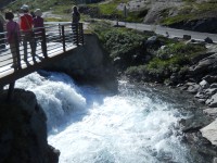 Vyhlídka nad vodopádem Stigfossen