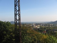 Výhled ze skalky na Nový Bor