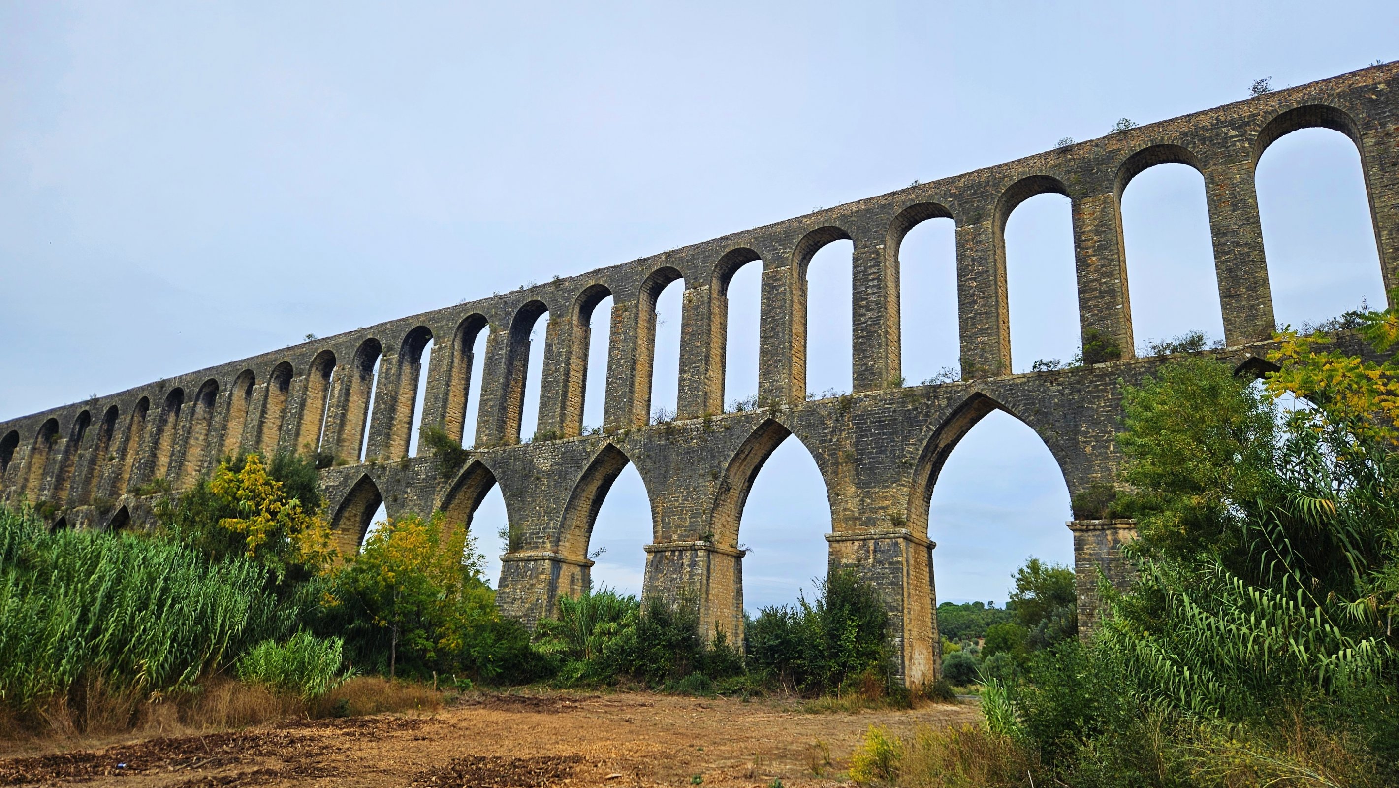 Tomar – střední Portugalsko, Aquadukt Pegões + Convento de Cristo