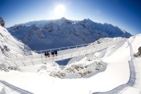 Visutý most na Titlisu (Švýcarsko): adrenalinový pohled na Alpy