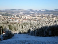 Pohled na Jablonec nad Nisou od Dobré Vody