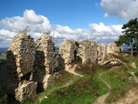 Centrální část zříceniny