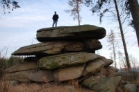 turista na Velkém čertově náramku