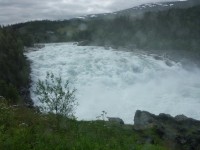 Peřeje Laksforsen - Lososí vodopád