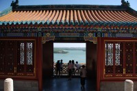 Průhled na jezero Kunming