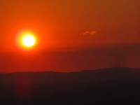 Západ slunce - červen 2010