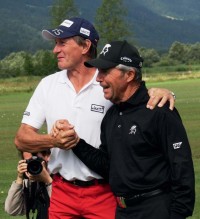 Gary Player (vpravo) s Franzem Klammerem.
