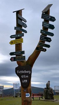 Fichtelberg - vrchol