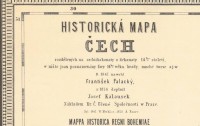 Tiráž Historické mapy Čech