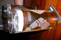 Karjala - místní pivo nám velmi chutnalo