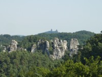 vyhled z hradu na Trosky