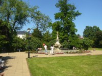fontána v šanovském parku