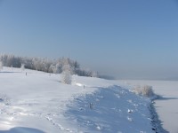 Slezská Harta v zimě