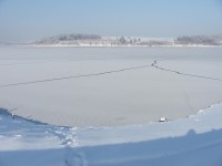 Slezská Harta v zimě