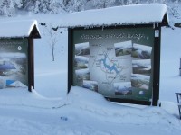 Slezská Harta v zimě