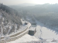 Slezská Harta v zimě