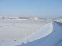 Slezská Harta v zimě