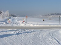 Slezská Harta v zimě