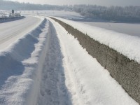 Slezská Harta v zimě