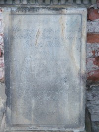 náhrobek Ignáce Müllera - hodnotný empírový náhrobek z doby kolem r. 1839