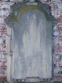 náhrobek Theodora Bratise - detail desky
