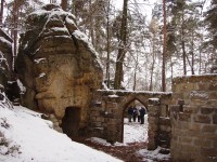 Zimní romantika v okolí Sloupu v Čechách