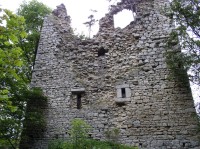 jihozápadní stěna věže