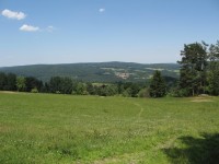 pohled do údolí Sázavy od Koňkovic