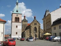 kostel sv.Štěpána a zvonice v Kouřimi