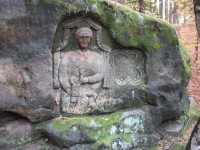 skalní reliéf v okolí statku