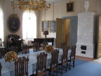 slavnostní sál na hradě Valdštejn