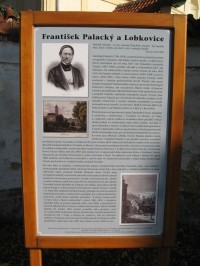 informační tabule v Lobkovicích