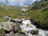 horský potok za Lauchernalp