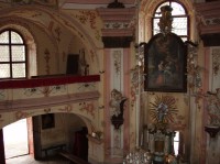 interiér kostela svaté Anny