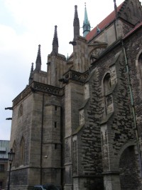 gotický chrám v Kolíně