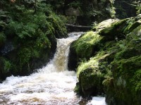 vodopád v létě 2009